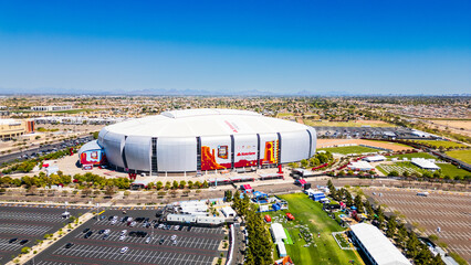 Naklejka premium State Farm Stadium is a multi-purpose retractable roof stadium in Glendale, Arizona