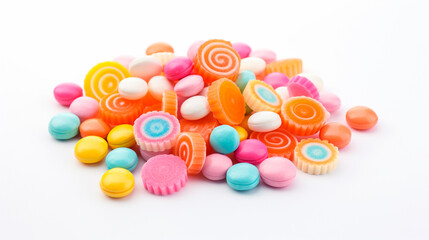 colorful easter egg isolated on white