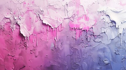 Fototapeta premium Abstract Art of Paint Strokes on Weathered Wall Generative AI