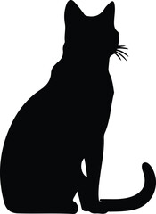 European Shorthair Cat silhouette