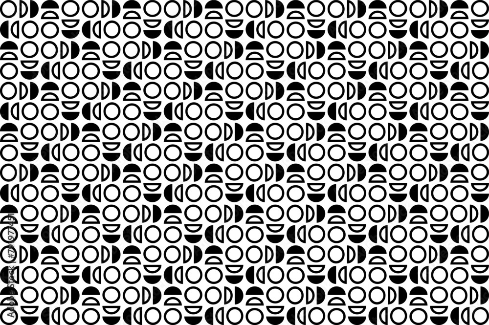 Poster abstract seamless repeating pattern. black and white seamless geometric textile pattern. abstract mo