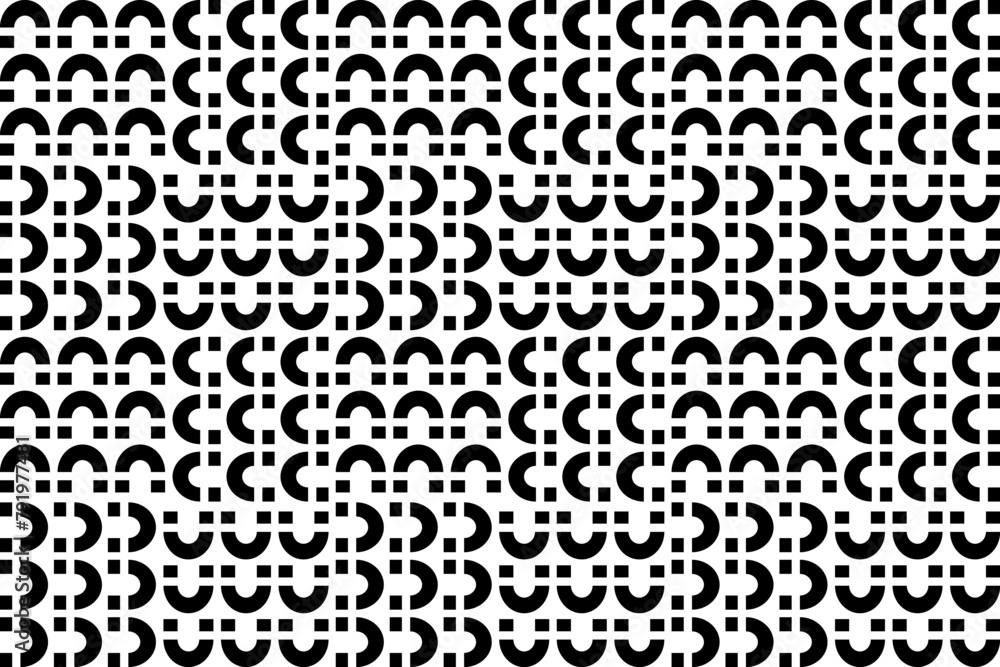 Poster abstract seamless repeating pattern. black and white seamless geometric textile pattern. abstract mo