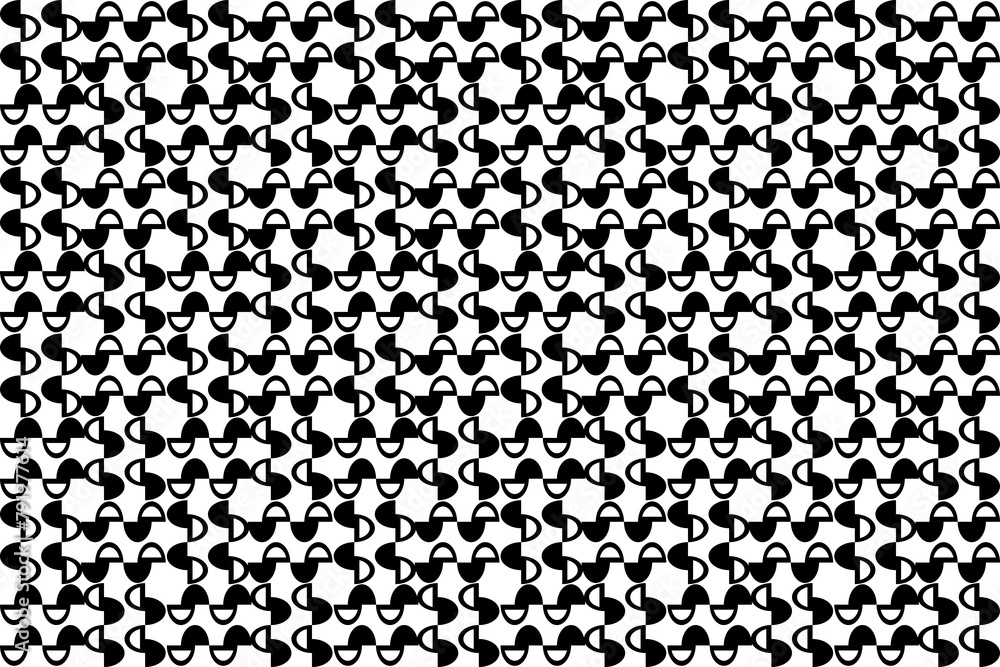 Poster abstract seamless repeating pattern. black and white seamless geometric textile pattern. abstract mo