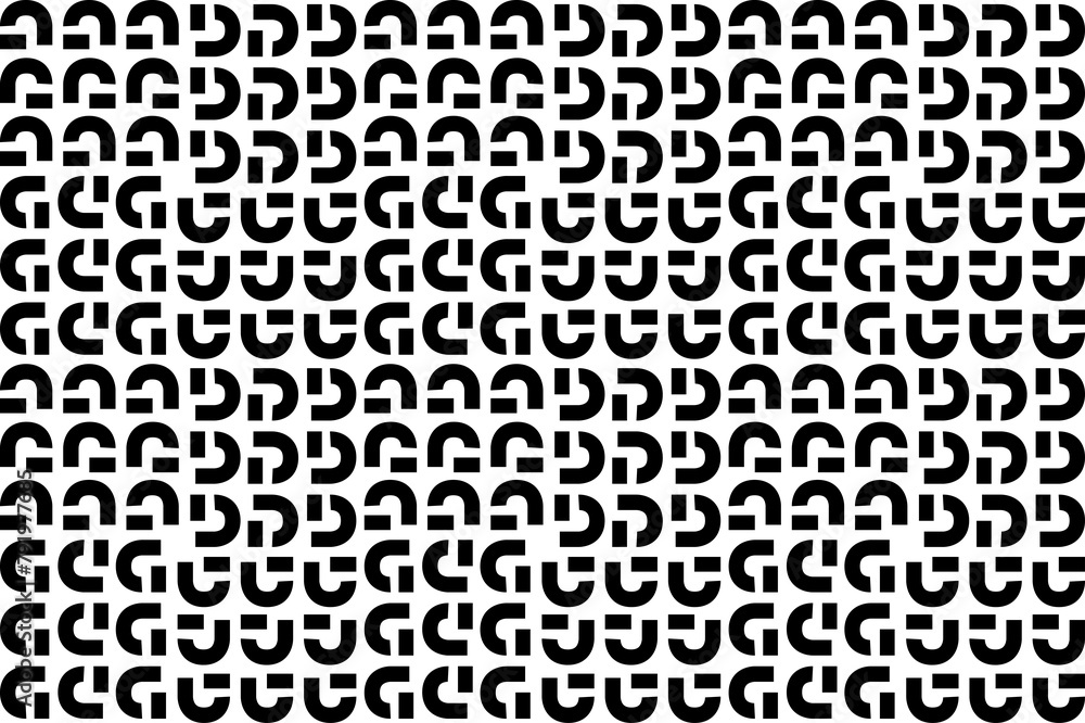 Poster abstract seamless repeating pattern. black and white seamless geometric textile pattern. abstract mo