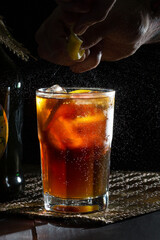 glass of cola