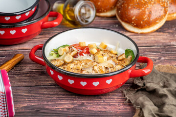 stew with vegetables and mushrooms