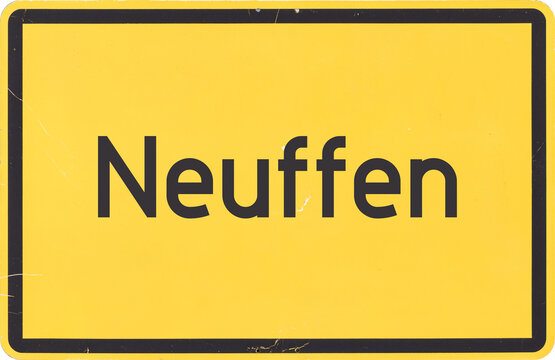 Ortsschild Neuffen