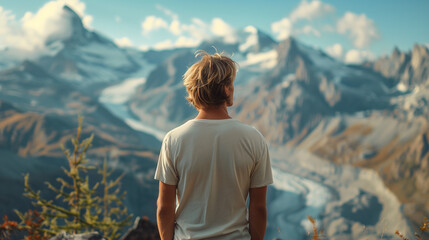 Man in the Mountains