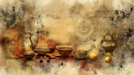 Oriental Banner Illustration: Ramadan