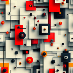 Seamless abstract pattern background. AI generative - 791982064