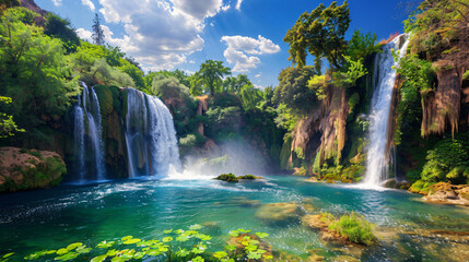 Waterfall Dudeen  nature travel