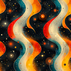 Seamless abstract pattern background. AI generative - 791983839