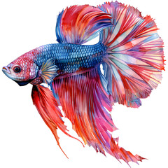 Fototapeta premium siamese fighting fish