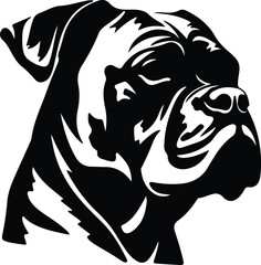 American Bulldog silhouette