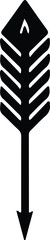 Arrow icon silhouette