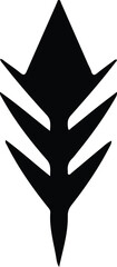 Arrow icon silhouette