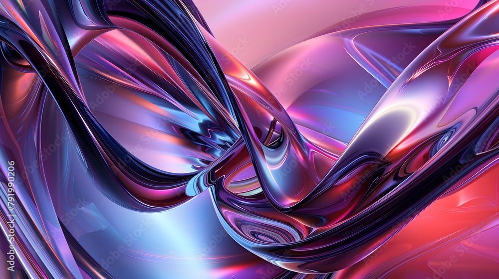 Poster abstract background created from geometric figures 2d background