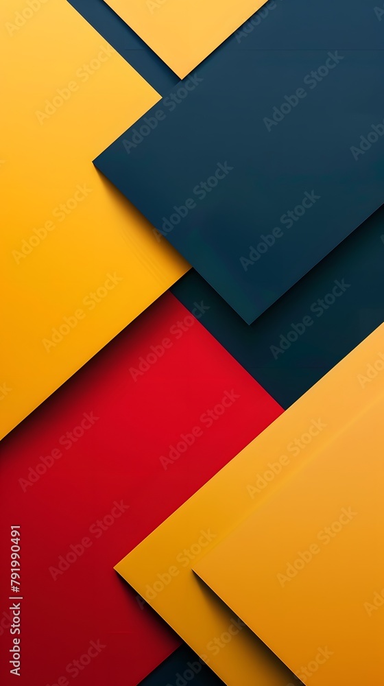 Poster abstract background created from geometric figures 2d background