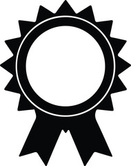 Award icon silhouette