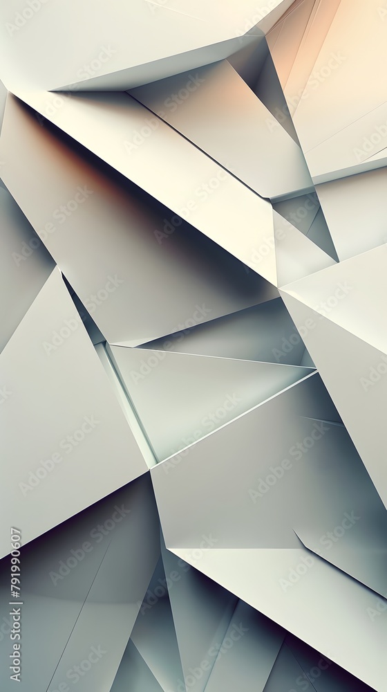 Poster abstract background created from geometric figures 2d background