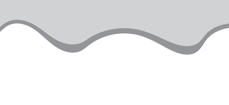 Separator header for App Website, Banners or Posters. Abstract Design Element for Top. Template curve lines.