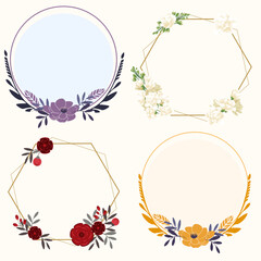  Floral Frames for Your Special Day