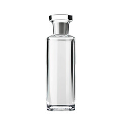 Cosmetic bottle on transparent background, png	