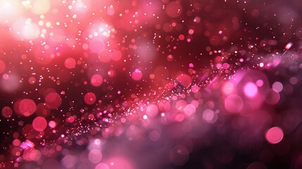  Red and pink background , superimposed with a sharper red and pink subject image