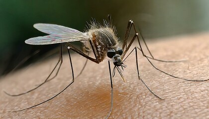 Mosquito Feeding on Human Skin: Dengue and Chikungunya Fever