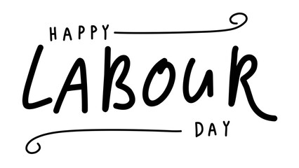 May 1st International Labor Day. 1 may - labour day. Happy labour day poster or banner typography on while background