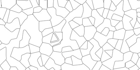 Abstract white crystalized broken glass background .black stained glass window art pattern vector illustration. broken stained glass black lines geometric pattern .