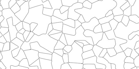 Abstract white crystalized broken glass background .black stained glass window art pattern vector illustration. broken stained glass black lines geometric pattern .