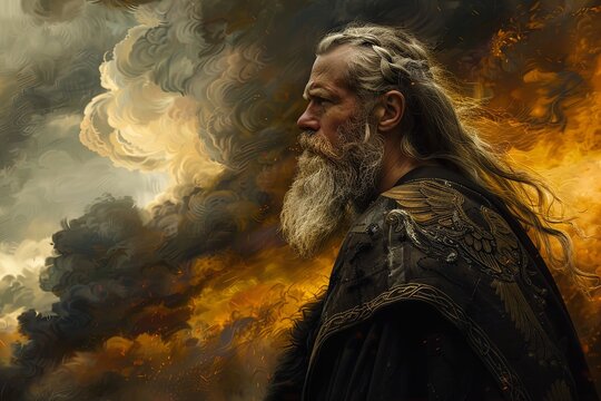 Odin God: the eternal sovereign.