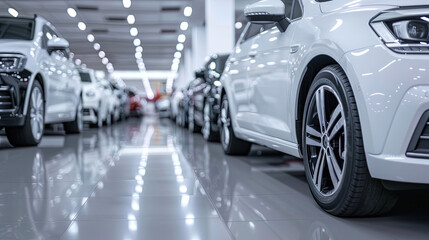 Cars for sale stock lot. Car dealer inventory 