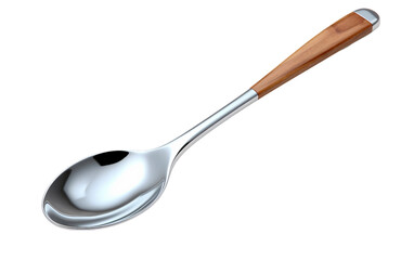 spoon on white background