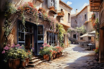 Fototapeta premium street in the old town