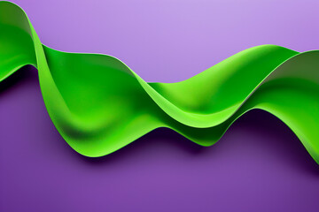 Abstract purple and neon green background