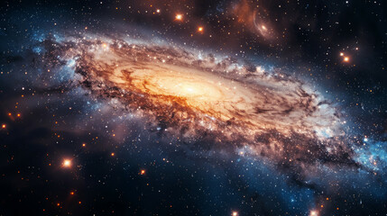 Iridescent Cosmos Captivating Galaxy Photography