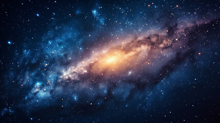 Fototapeta premium Iridescent Cosmos Captivating Galaxy Photography