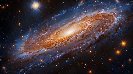 Iridescent Cosmos Captivating Galaxy Photography