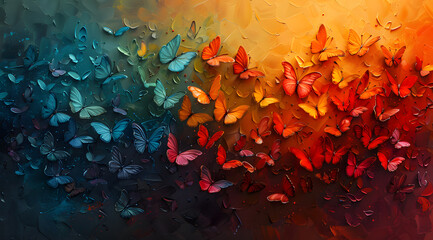 Colorful Metamorphosis: Butterflies Symbolize the Dynamic Shifts of Emotion
