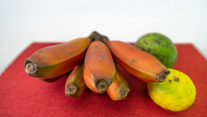 Red Banana, other fruits and peppers, is one of the variations in Brazil