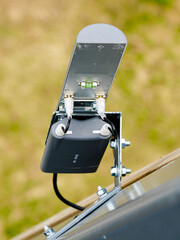 Wireless access point antenna mounted on high observation tower provide excellent beam gain
