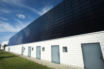 Solar Panels on House Roof: 4K Image