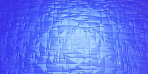 Linear abstract background, 3D lines in perspective, curve and wave lines in motion. 3d render.