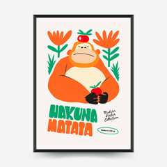 Abstract Childrens Room posters template. Modern trendy Kids minimal style. Hand drawn design for wallpaper, wall decor, print, postcard, cover, template, banner. 