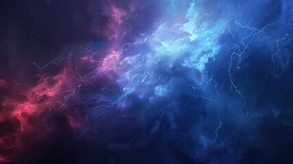 Fototapeta na wymiar Colorful lightning background created with Generative AI
