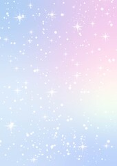Pastel sky and stars fantasy background.	