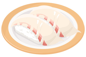 タイの握り寿司