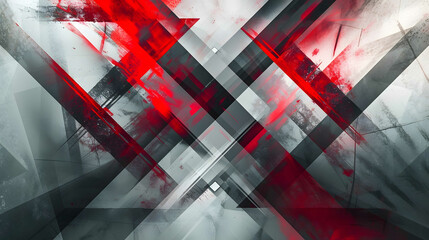 silver black red abstract geometric presentation